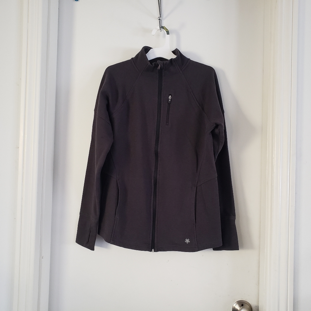 TEK Gear Work out  Jacket Front Zip with thumb holes